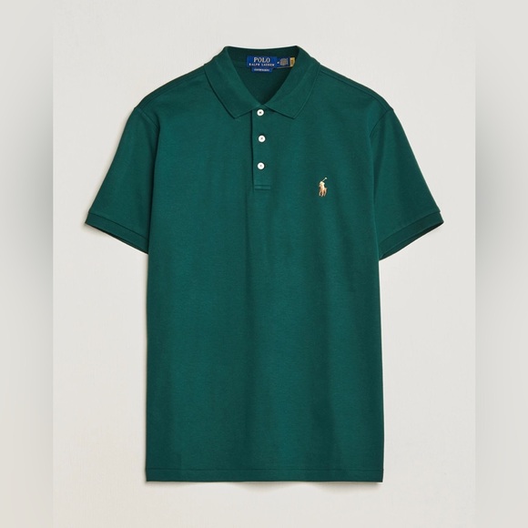Polo by Ralph Lauren Luxury Pima Cotton Polo‎ Hunt Club Green Size 2XLB
